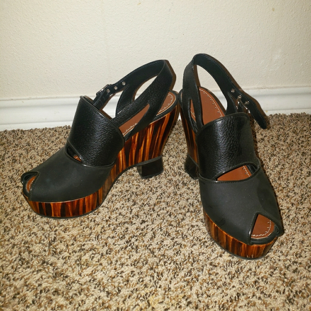 Proenza Schouler Wood Wedge heels